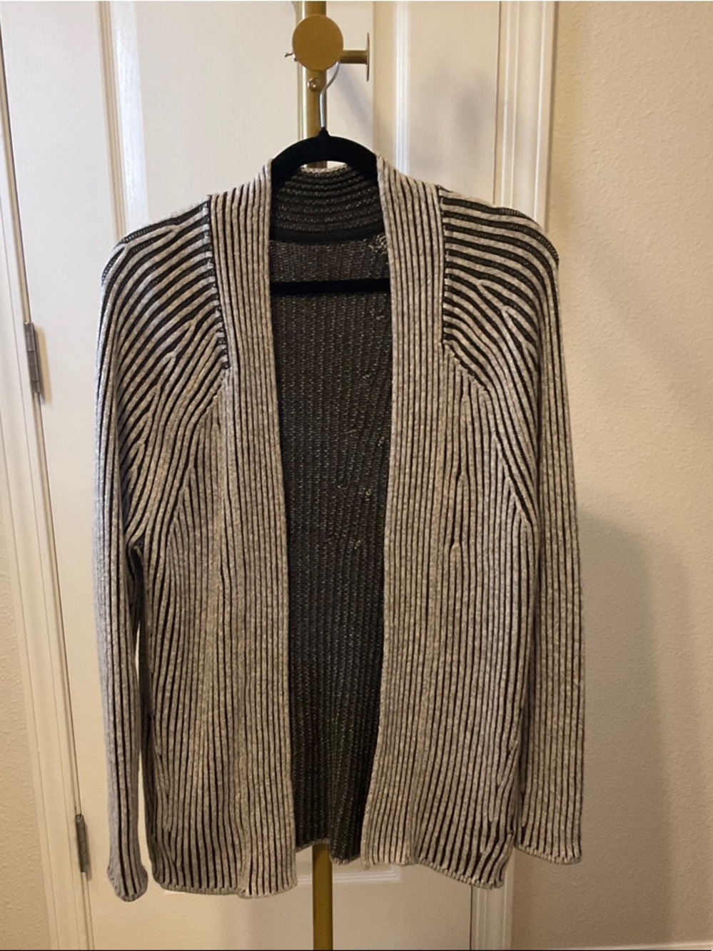 Lululemon Cotton-Cashmere Blend Sweater Wrap cardigan